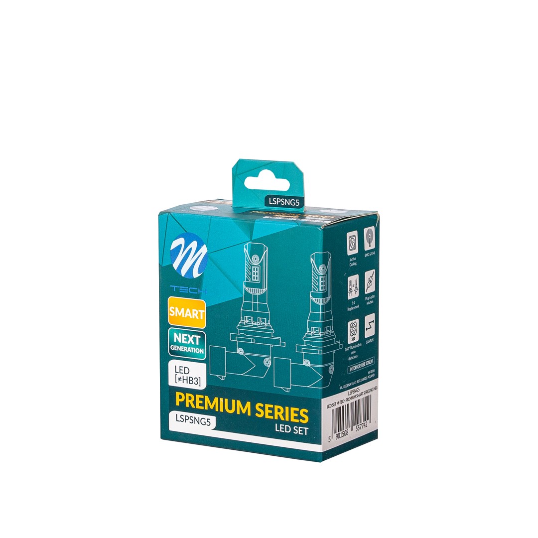 HB3 LED Lampen M-TECH Premium Smart Series Canbus