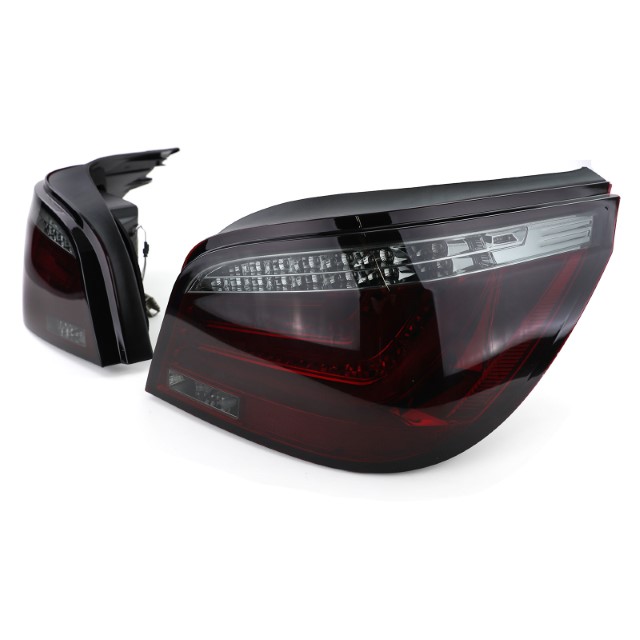 Achterlichten LED BMW E60 LCI 07-10 Tube rood/smoke