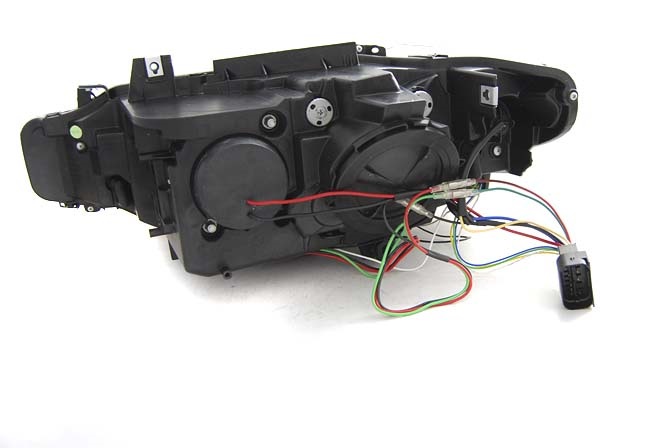 Koplampen BMW 3-Serie F30/F31 Angel Eyes LED DRL Zwart