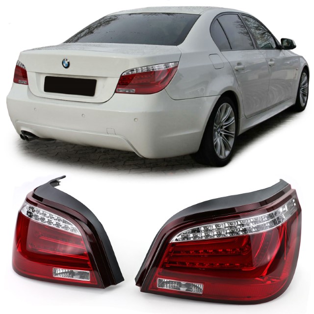 Achterlichten LED BMW E60 LCI 07-10 Tube rood