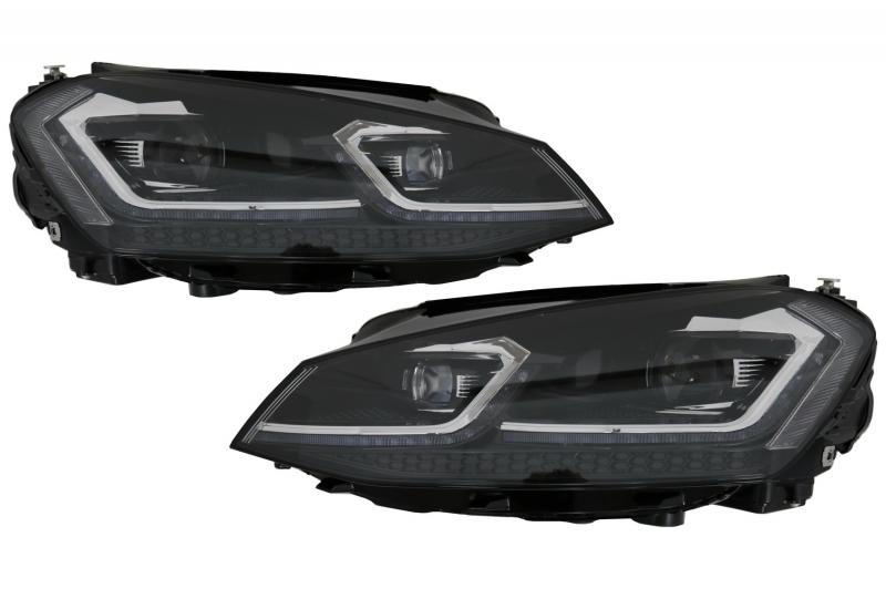 Koplampen VW Golf VII led dagrijverlichting 7.5 Facelift Look