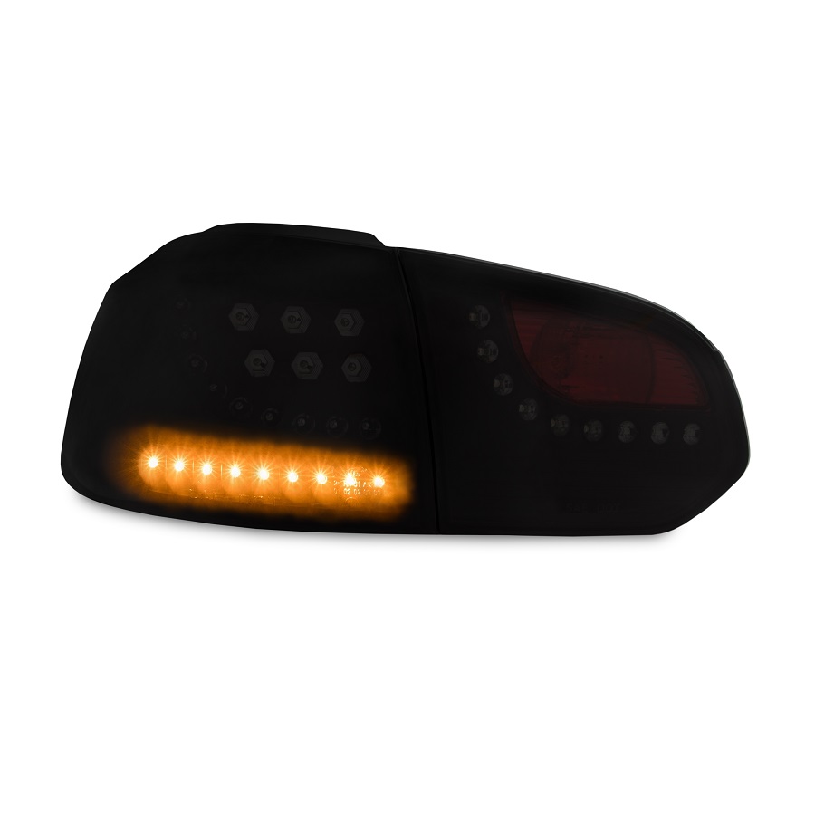 Achterlichten VW Golf VI 10/08-  Dynamic LED Zwart-OUTLET