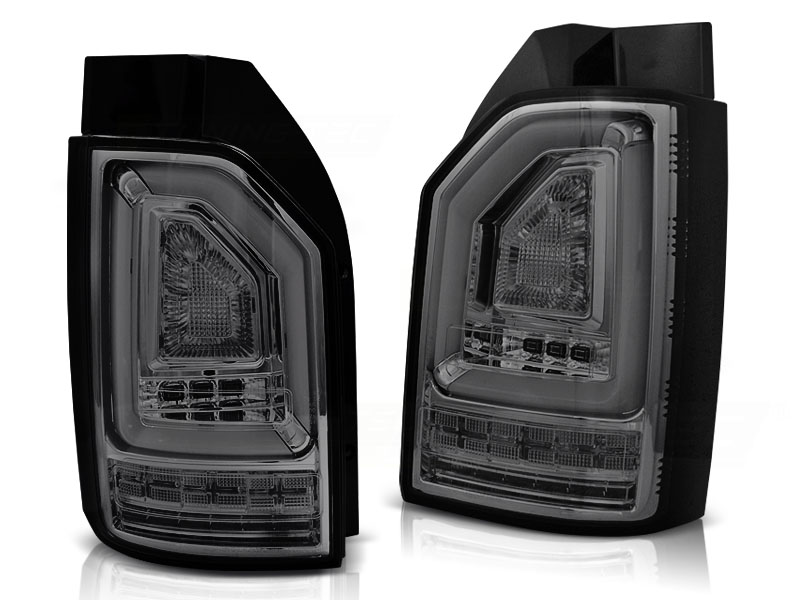 Achterlichten VW Transporter T6 LED Tube Dynamic Achterklep smoke