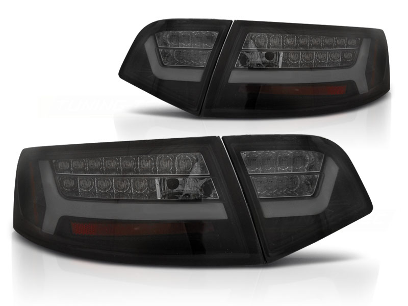 Achterlichten Audi A6 4F 08-11 sedan Tube Dynamisch zwart