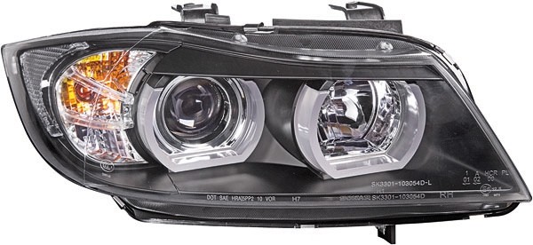 Koplampen BMW E90/E91 05-08 Angel Eyes Xenon