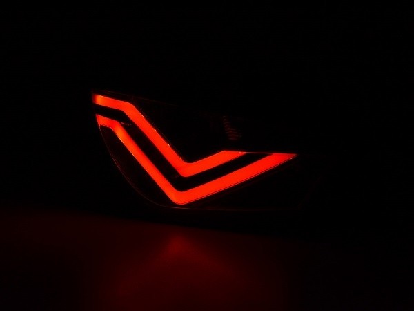 Achterlichten Seat Ibiza 6J Tube smoke 08-12 alleen 3-deurs