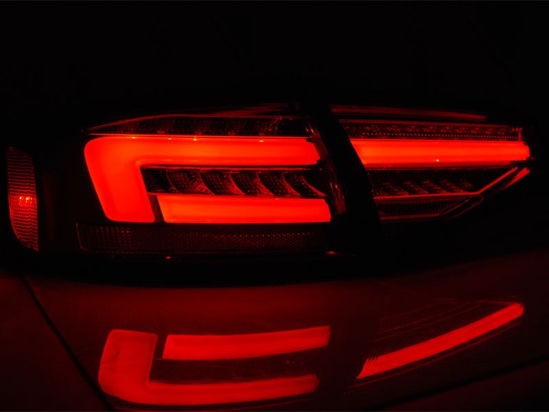 Achterlichten Audi A4 B8 Limousine 12-15 Led Dynamic Zwart